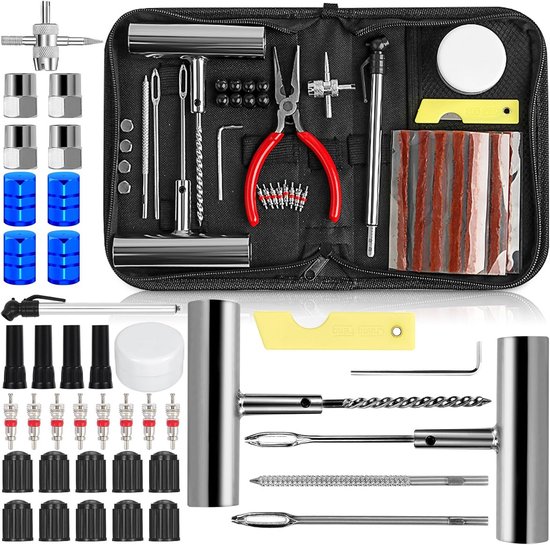 Proppenset - Autobanden Reparatie Set - Autobanden Pomp - Auto van Merkloos