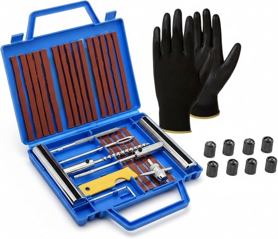 Proppenset - Autobanden Reparatie Set - Autobanden Pomp - Noodreparatie