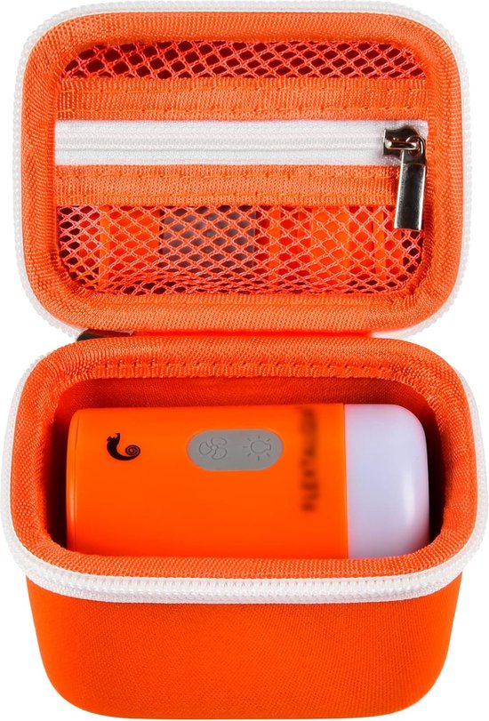 Protective Case Compatible with Flextailgear Portable Air Pump MP2 Pro / Tiny Electric Air Pump, Holder for Max Pump 2 Pro Mattress Pump, Box with Mesh Pocket for 5 Nozzles and Charging Cable - Case van GWCASE