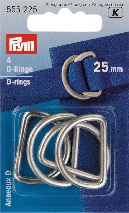 Prym D-Ringen 25mm Zilver van Prym