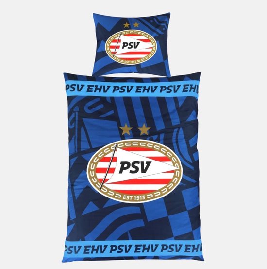 PSV Dekbedovertrek Blauw