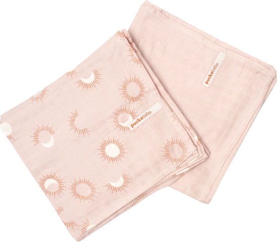 Puckababy MUSLIN 2-pack - Eclipse Powder van Puckababy