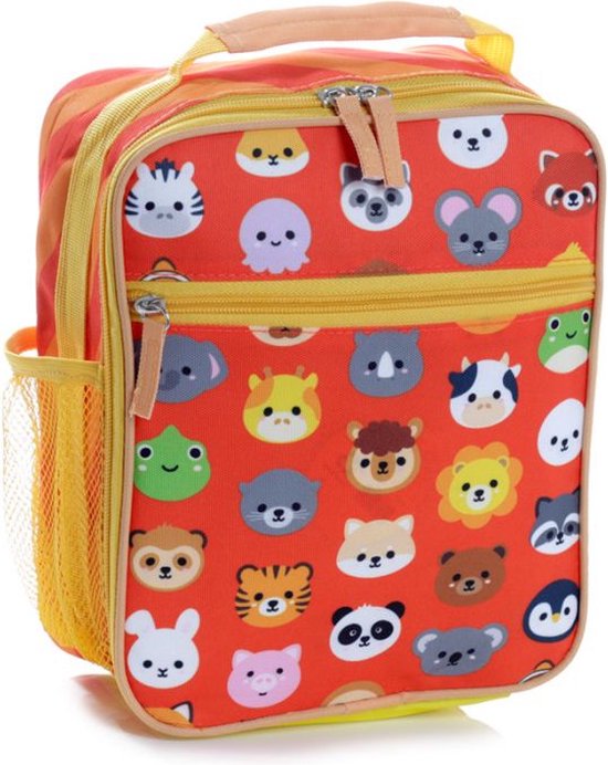 Puckator - Kinder koeltas - Kinder rugzak - Adoramals - Diverse dieren - 21x10x26 cm van Puckator