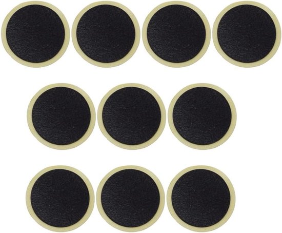 Punctie Patch Bandenpatches - Reparatie Tool Kit - Fietsbanden Repareren - Lijmloze Toepassing - 10 Stuks - Stijl 2
