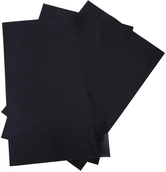 PVC Patch Kit - Reparatieset Vlot - Waterdicht Maken - Stevig Duurzaam Materiaal - 3 Stuks - Zwart