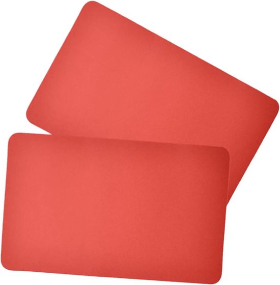 PVC Reparatiepatches - Waterdichte stickers - Opblaasbare items repareren - Hoge sterkte lijm - 2 stuks - Rood