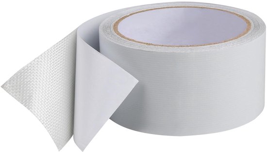 PVC Zeilband - Reparatietape Zeil - Tent Repareren - Waterdicht & Flexibel - 8m x 5cm - Wit