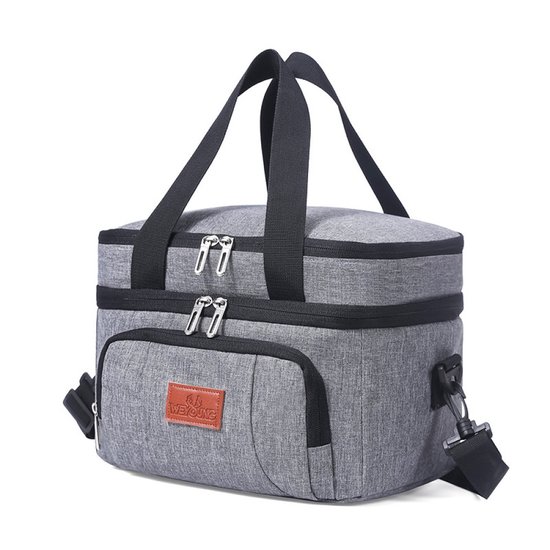 Pynhoklm Koeltas - Geïsoleerde Lunchtas - Opvouwbaar - Picknicktas - Waterdicht - Reizen, Picknick, Winkelen - Gezinnen - Grijs - 20L-28L - 1 stuk​ van Pynhoklm