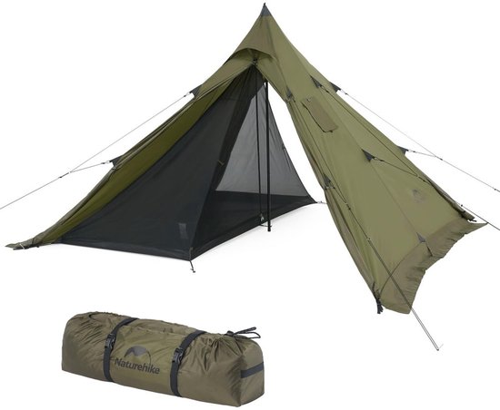 Pyramid Tent voor 2-4 Personen met Stove Aansluiting