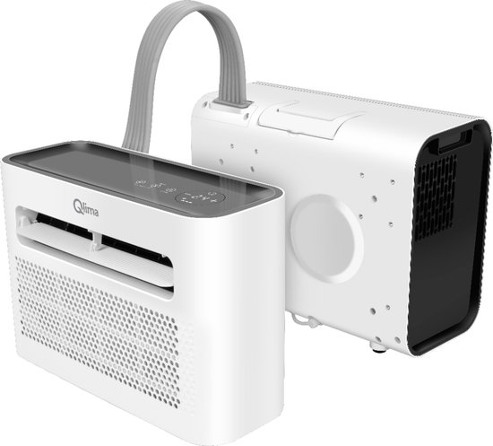 Qlima MS-AC 5001 Split unit airconditioner - Wit/Zwart - Caravan Airco - Ideaal om kleinere ruimte snel koel te krijgen van Qlima