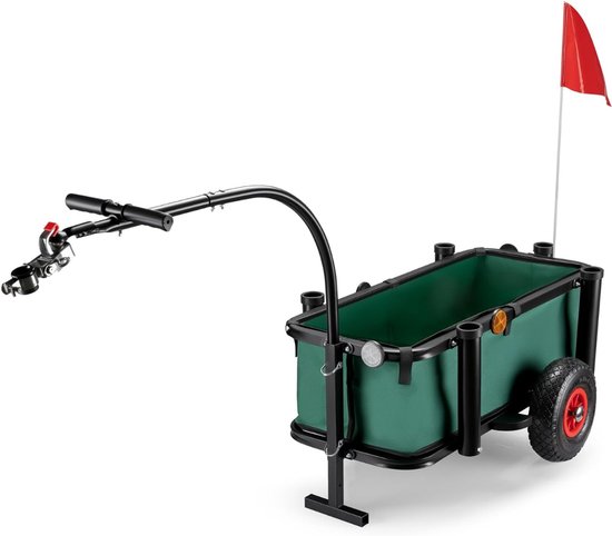 QORA® Bolderkar Opvouwbaar Luchtbanden - Bolderkar - Bolderkar Opvouwbaar - Groen - 50cm x 50cm x 80cm