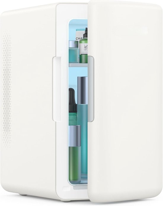QORA® Mini Koelkast - Koelkast - Wit - 20cm x 26cm x 32cm