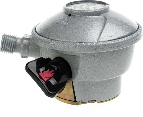 Quick-on gasdrukregelaar 30 mbar 1/4 links van GOK