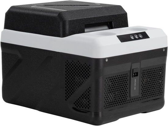 QUOVO® Compressor Koelbox - Koelbox - Elektrische Koelbox - Zwart - 43cm x 33cm x 32cm