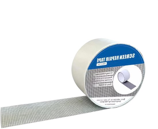 Raamhor Tape - Reparatieset Hor - Scheuren Dichten - Waterdichte Glasvezel - 4.8x100cm - Grijs