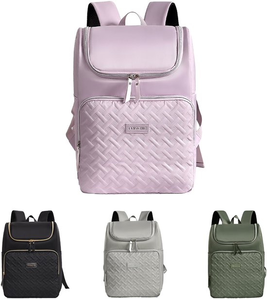 Rainbecom Geïsoleerde Lunchtas 17L - Koeltassen Paars - Isolerende & Waterdichte 900D Polyester – Handvat Riem Lunch Bag - Verstelbare Schouderriem – Voor Werk, School, Reizen, Picknick - 28×16×38cm van Rainbecom