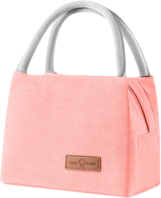 Rainbecom - Koeltassen - Lunchtas – 19x27x16 cm - 7 Liter - Roze - Isolatie - 300D Kationisch Polyester - Handvat Riem - Koeltas - Lunch Bag - Geïsoleerde Koeltas - Picknicktas van Rainbecom