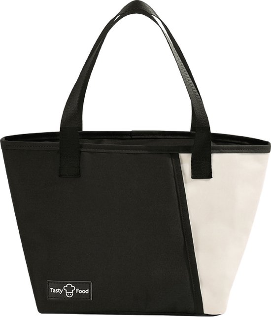 Rainbecom - Koeltassen – Lunchtas – 22.5x14x21 cm – 6.6 Liter - Zwart - Isolatie - 300D Kationisch Polyester - Handvat Riem - Koeltas - Lunch Bag - Geïsoleerde Koeltas - Picknicktas van Rainbecom
