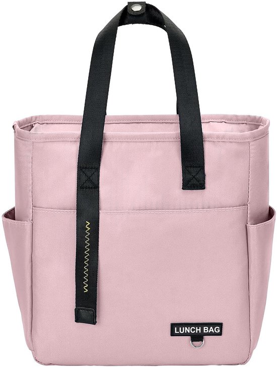 Rainbecom - Koeltassen – Lunchtas – 27x15x28 cm – 11.3 Liter - Roze - Isolatie - 600D Kationisch Polyester - Handvat Riem - EVA Koeltas - Lunch Bag - Geïsoleerde Koeltas - Picknicktas van Rainbecom