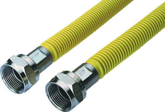 RAM gasslang Ecoflex, M24/1.5mm, le 0.4m, slang RVS, wartelmoer van RAM.
