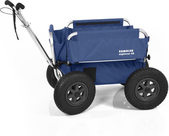 Rambler Explorer 65 - Bolderkar - Hoogwaardige bolderkar voor de kinderopvang of gastouders - Geschikt voor max. 5 kinderen - Blauw van Rambler Explorer