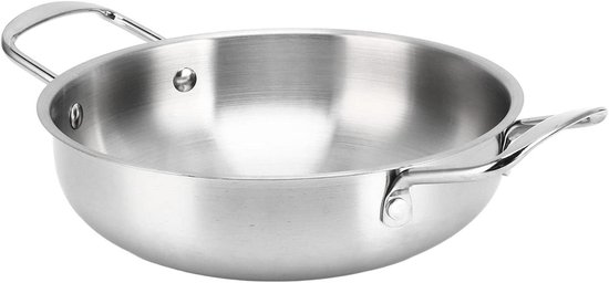 Ramenpot voor buiten koken en kamperen met gelijkmatige verwarmingselementen (18 cm)
