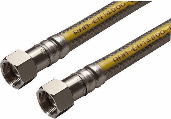 Raminex Superflex gasslang W730002 (RVS) - 100cm van Raminex