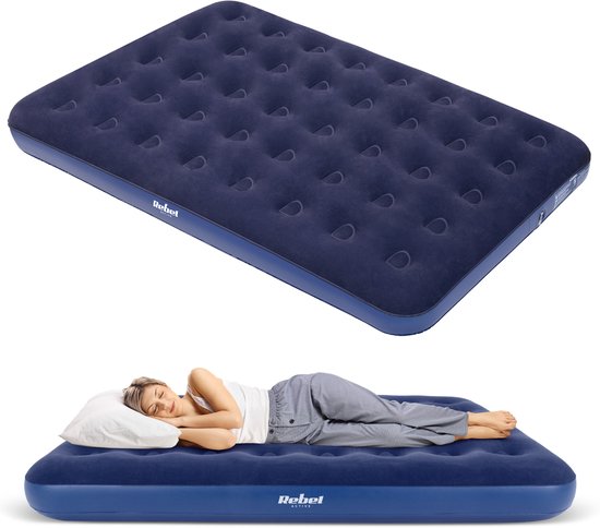 Rebel Active Serie - Tweepersoons Luchtmatras - 191 x 137 x 22 cm - Duurzaam - Comfortabel