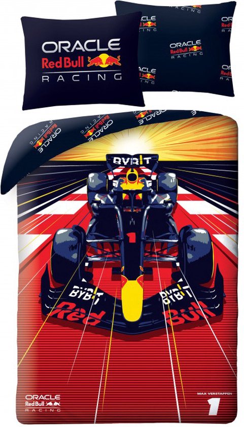 Red Bull Dekbedovertrek - 140 x 200 cm - Katoen - 70 x 90 cm van red-bull