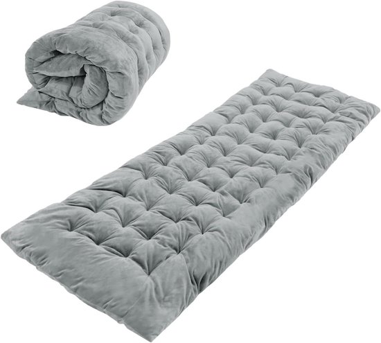 REDCAMP XL Matras voor Camping Bed, 190x75cm Zachte Comfortabele Katoen Dikke Slaapmatras Pad van Merkloos