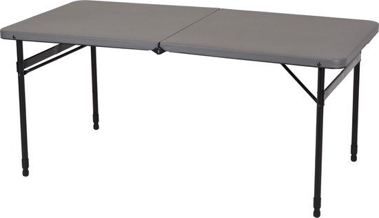 Redcliffs Campingtafel van staal - 122 x 61 cm - Donkergrijs van Redcliffs