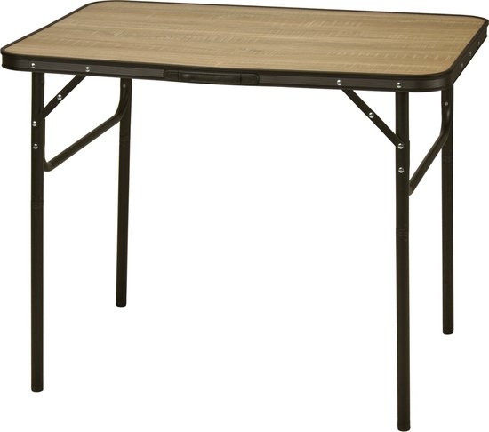 Redcliffs inklapbare campingtafel - 90 x 60 cm - Hout look