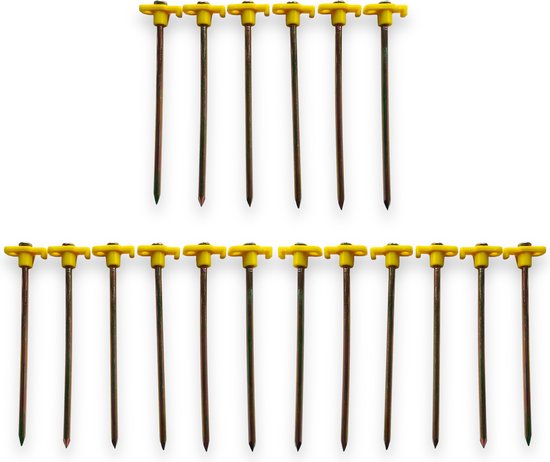 Redcliffs Outdoor Gear Tentharingen - Rotspennen - Extra sterk - 18 stuks - Lengte 20cm van Redcliffs