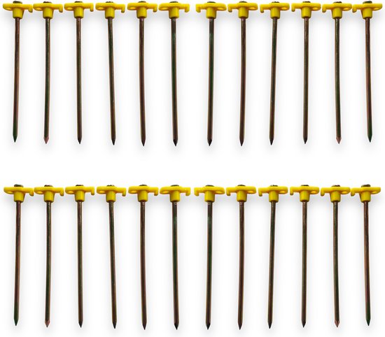 Redcliffs Outdoor Gear Tentharingen - Rotspennen - Extra sterk - 24 stuks - Lengte 20cm van Redcliffs