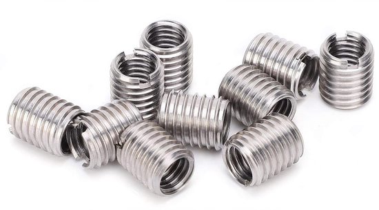 Reduceermoer met buitendraad, 10 stuks M8 x 1,25 -M10 x 1,5-15 mm roestvrij stalen schroefmoer bevestigingsmateriaal