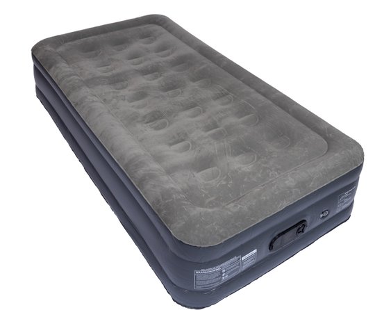 Redwood - 1 Persoons Luchtbed - 1-persoons Luchtbed Met Pomp - Grijs van Merkloos