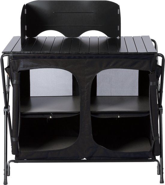Redwood - Campingkast - Boole Double Kookkast Black - Zwart