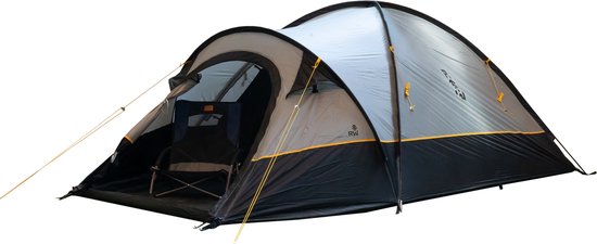 Redwood Chestnut 230 Koepeltent - Trekking Koepel Tent 3-persoons - Grijs van Redwood
