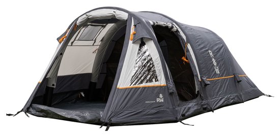 Redwood - Familietent - Emerald 220 Air Tunneltent - Lichtgrijs - B220 X L400 X H125 van Redwood