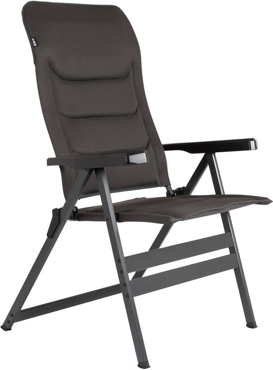 Redwood Sequoia Stoel XL - campingstoel tuinstoel - 7 standen - grijs