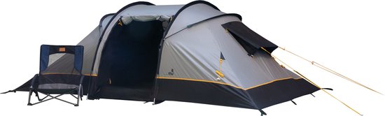 Redwood - Trekkerstent - Aspen Vis-à-vis Tent - Grijs - B230 X L340 X H110 van Redwood