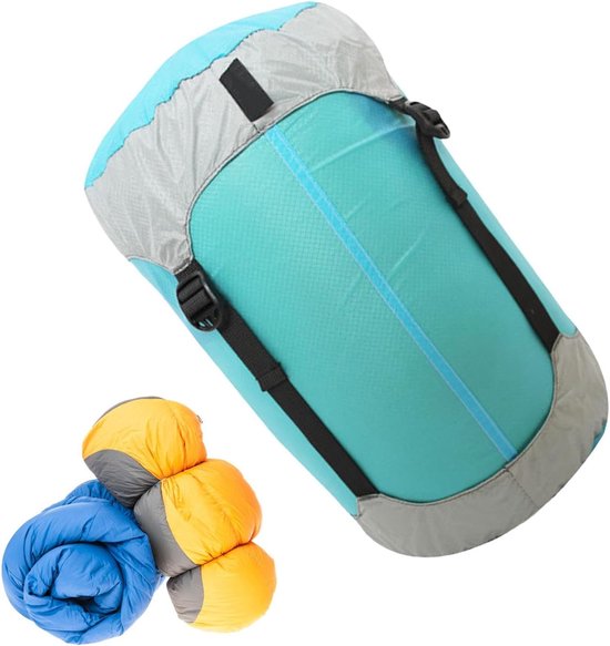 Reis Compressiezakken - Opbergzakken Onderweg - Ruimte Besparen - Waterafstotend Nylon - 5-18 Liter - Blauw