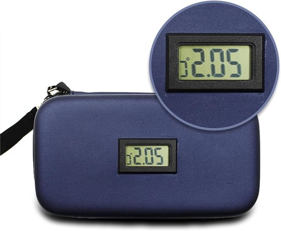 Reis Koeltas voor Insuline, Temperatuurweergave, Koelpack en Warmte-isolatie voor Diabetici, Draagbare Opbergoplossing voor Medicijnen en Zorgproducten van Merkloos