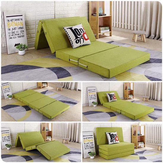Reis Matras - Opvouwbaar Bed - Logeren en Reizen - Waterproof Hoes - Eenpersoons - Grijs
