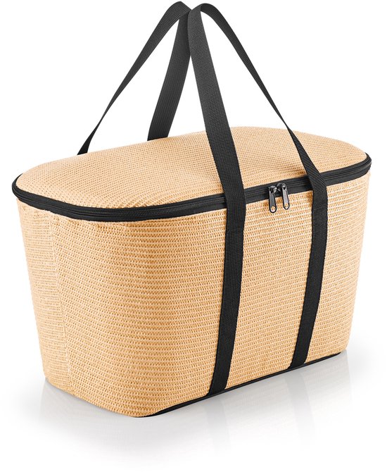 Reisenthel Coolerbag Koeltas - 20L - Raffia Zwart van Reisenthel