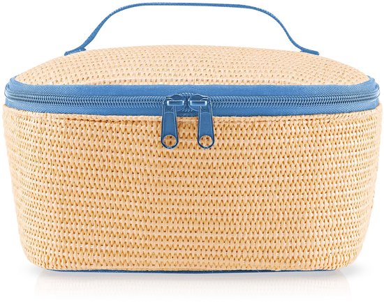 Reisenthel Coolerbag S Pocket Koeltas - 2,5L - Raffia Blauw van Reisenthel
