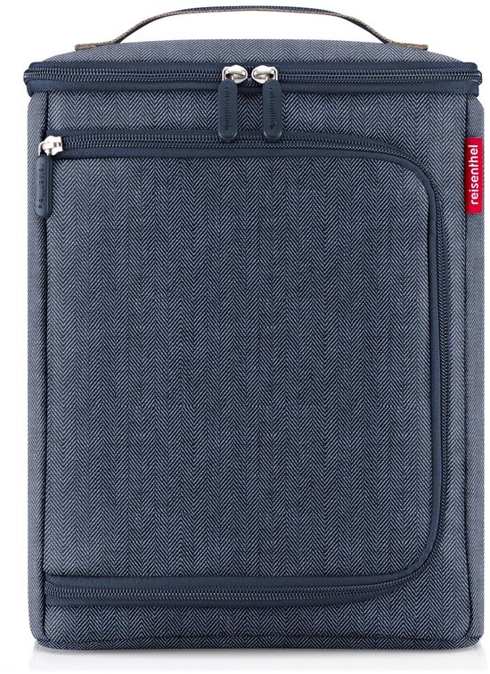 Reisenthel Coolerbox Koeltas - 6 blikjes - 7L Herringbone Donkerblauw van Merkloos