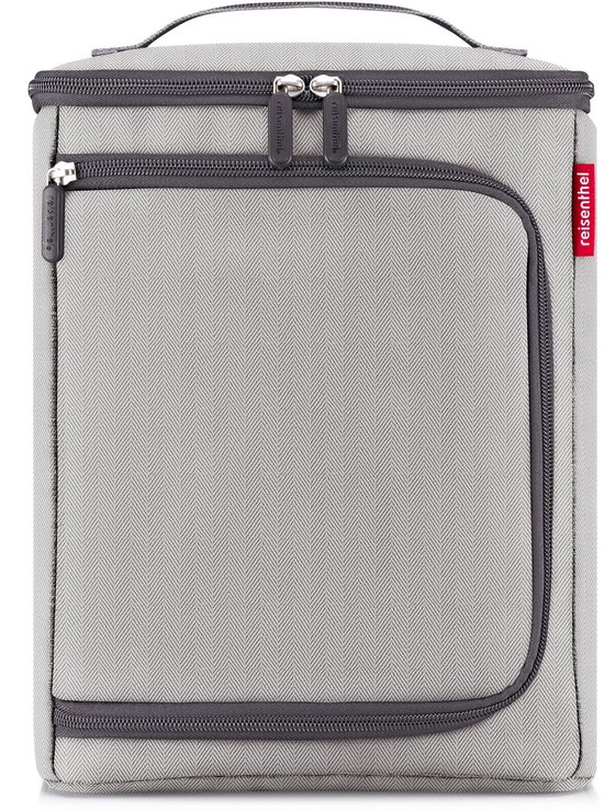 Reisenthel Coolerbox Koeltas - 6 blikjes - 7L Herringbone Grey Lichtgrijs van Merkloos