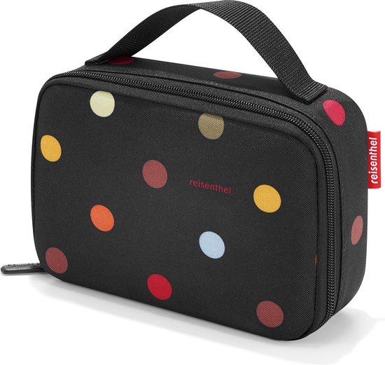 Reisenthel Thermocase Lunchbox - 1,5L - Dots Zwart van Merkloos