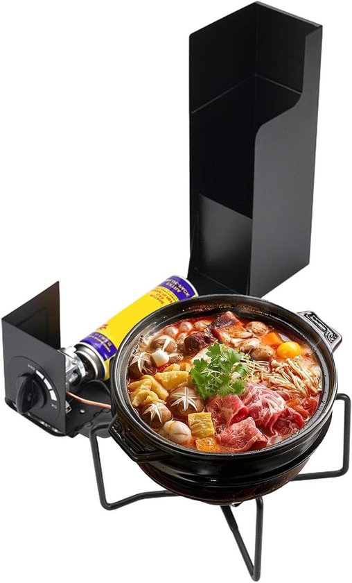 Reiskoker - Campingkooktoestel Draagbaar - Outdoor Koken - Tijdbesparende Installatie - 30.2 x 10.4 x 12.1 cm - Blauw Groen